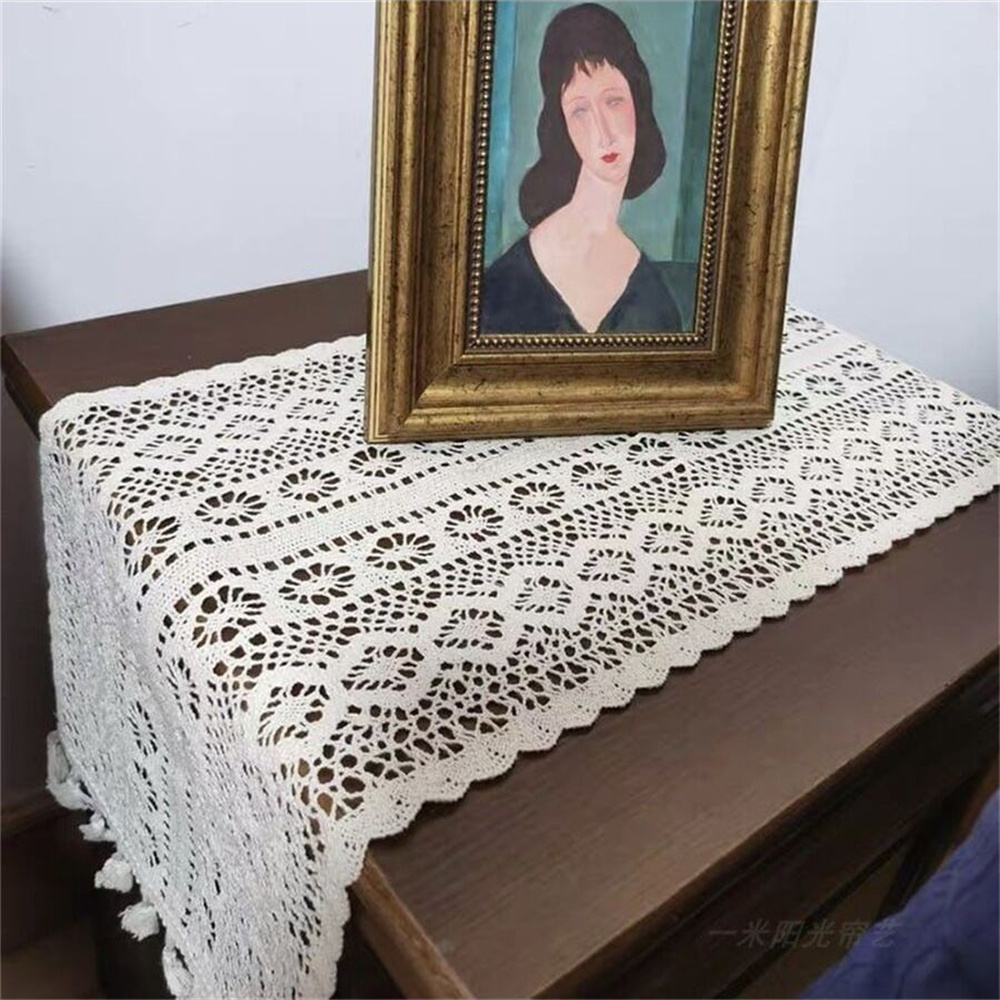 Home Textiles Discount - Toalha de mesa de crochê de