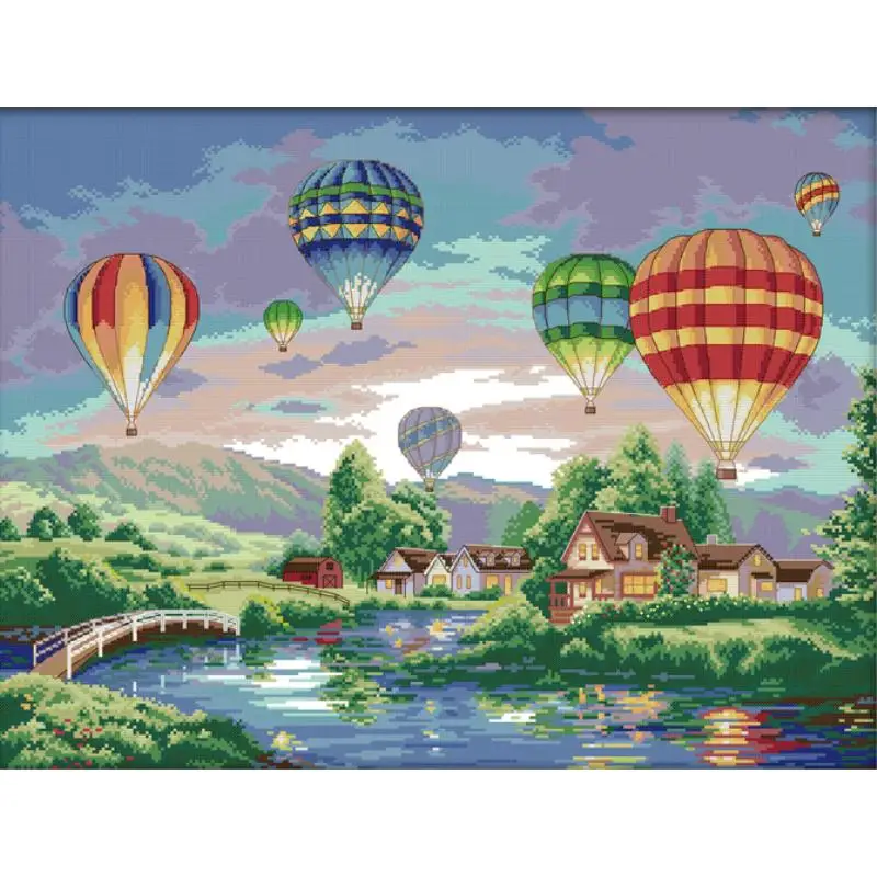 Home Textiles Discount - Balões de ar quente coloridos contagem