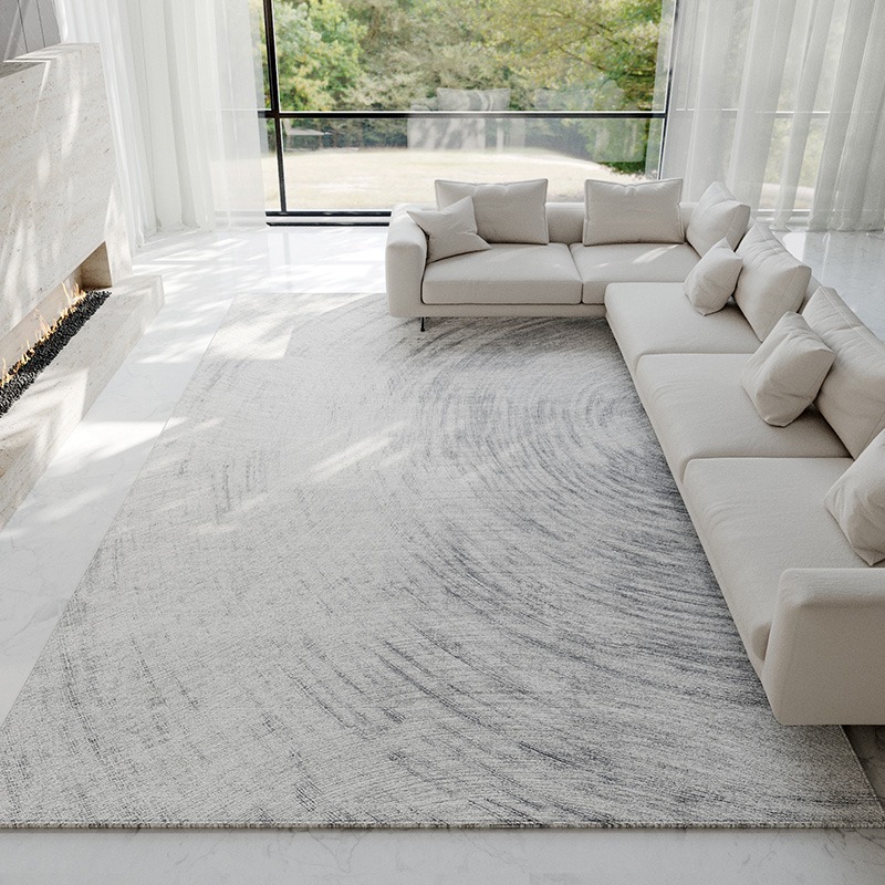 Luxury Home Textiles Usa - Abstrato luz cinza tapete moderno de