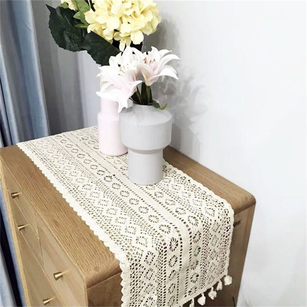 Toalha de mesa de crochê de al - Home Textiles Discount avaliação e preço