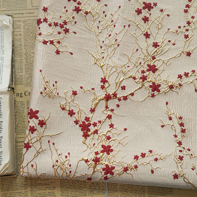 Luxo vermelho flor de ameixa t - Luxury Home Textiles Usa avaliação e preço
