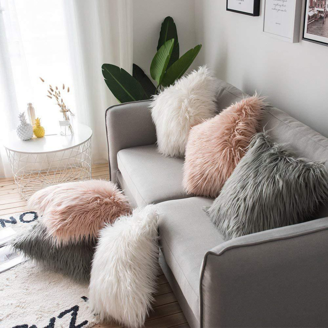 Fofo Pelúcia Praça Capa de Alm - Luxury Home Textiles Usa avaliação e preço