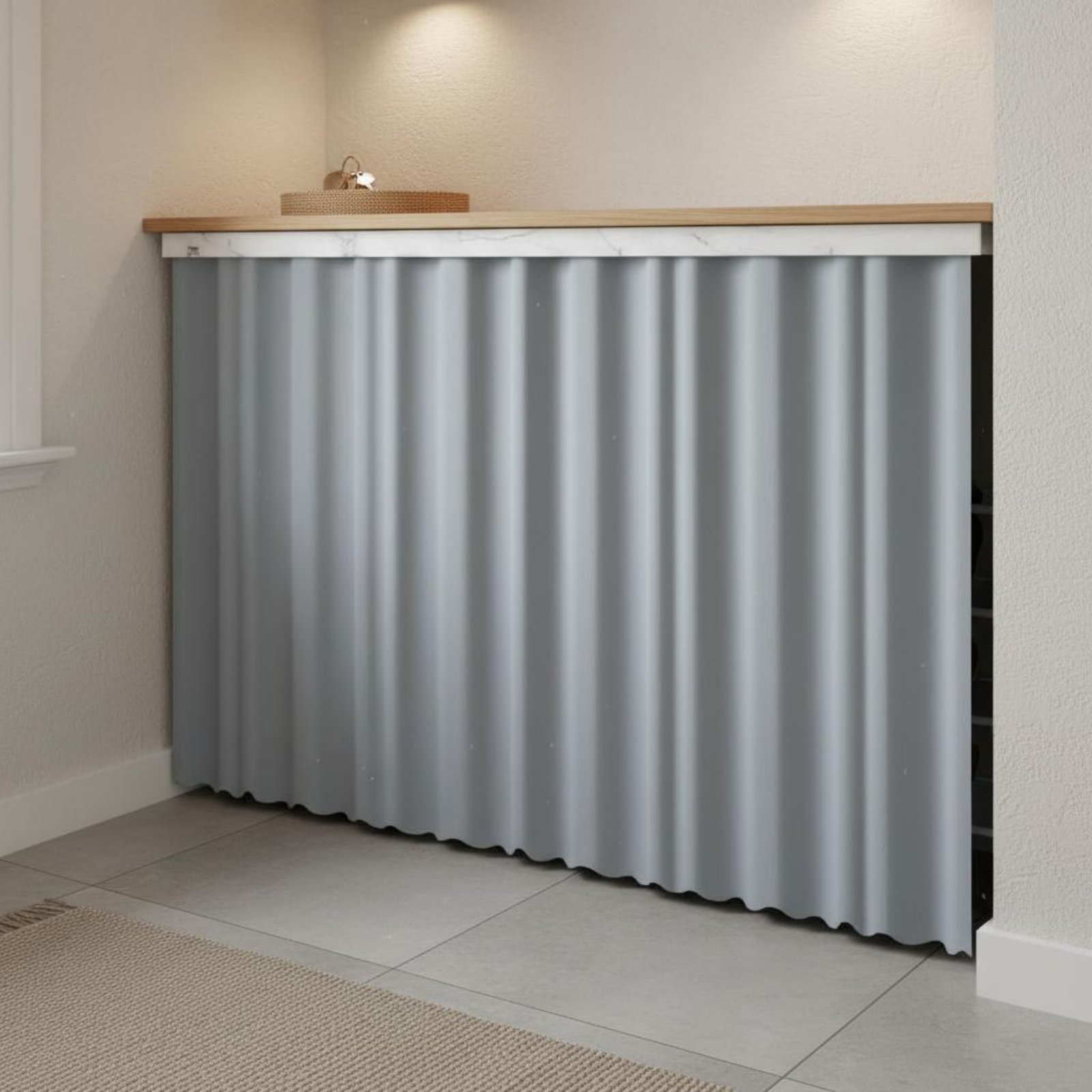 Cortina de Armário com Fecho d - Home Textiles Design avaliação e preço