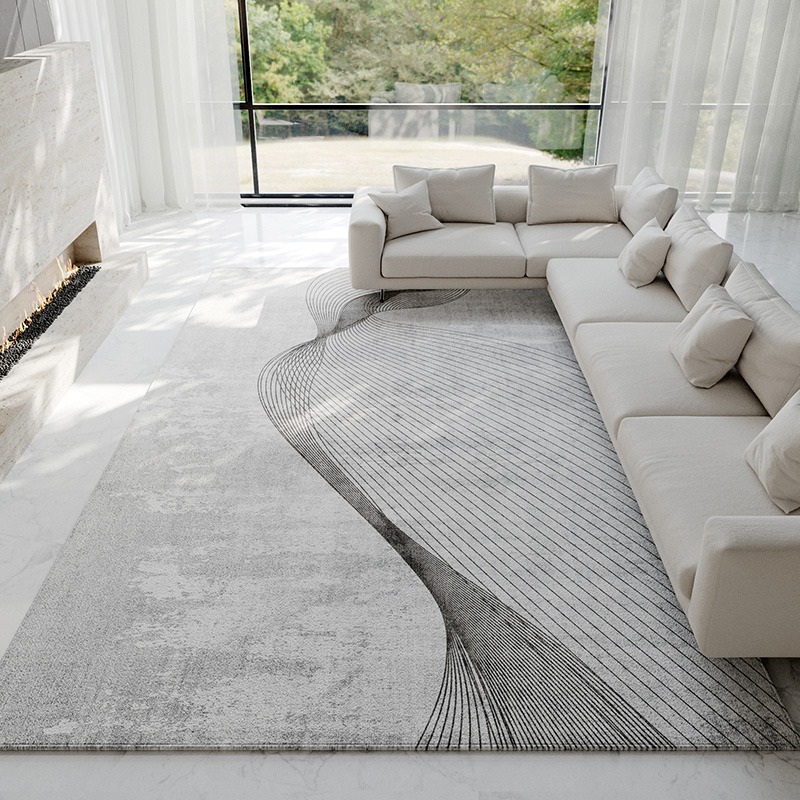 Abstrato luz cinza tapete mode - Luxury Home Textiles Usa avaliação e preço