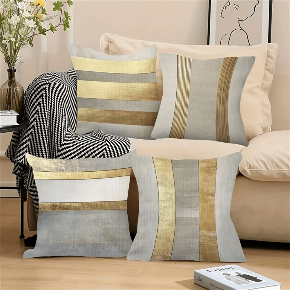 Capas de almofada listradas em - Luxury Home Textiles Usa avaliação e preço