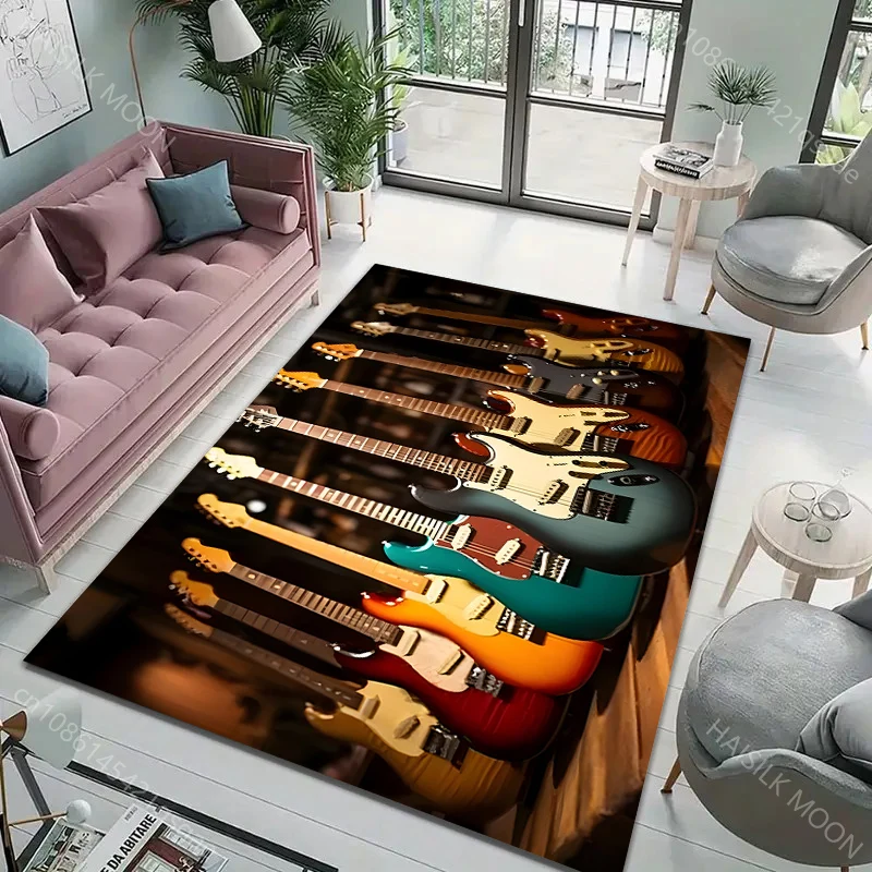 Amantes da música rock guitarr - Luxury Home Textiles Usa avaliação e preço