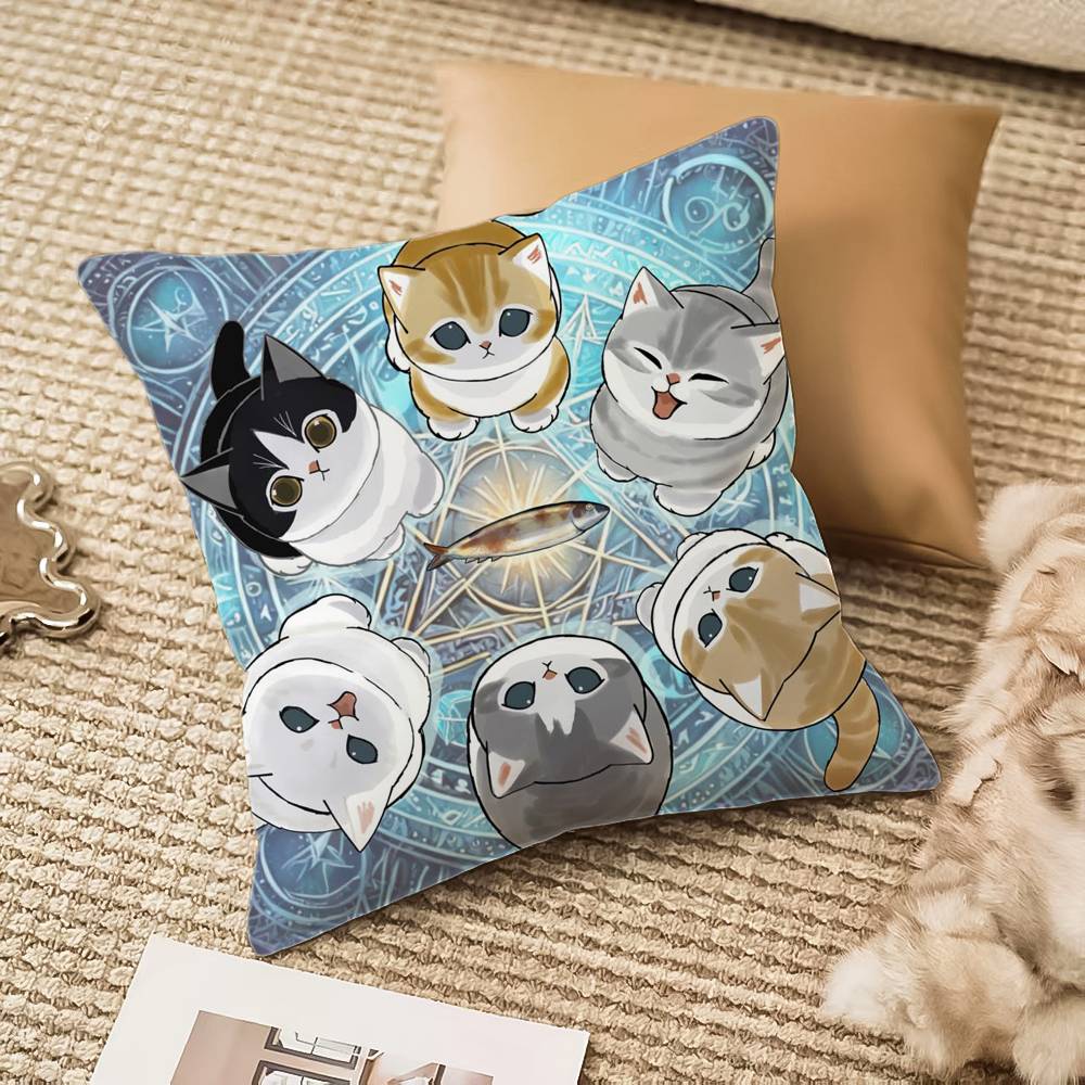 Luxo bonito mofusand gato fron - Luxury Home Textiles Usa avaliação e preço
