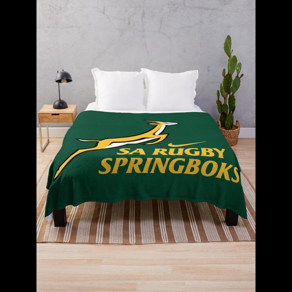 Springbok Rugby Throw Blanket  - Home Textiles Design avaliação e preço