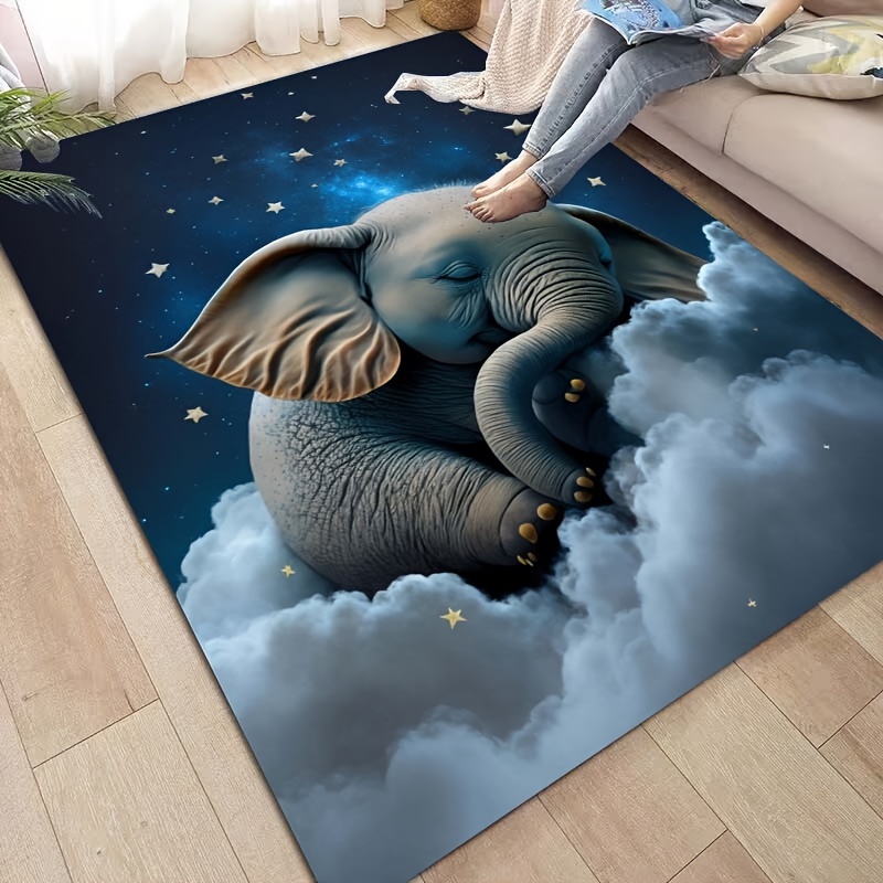 Tapete de elefante sonhador pa - Home Textiles Design avaliação e preço